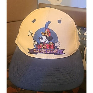Vintage Disney Classic Toons Mickey Mouse Magic Music Days Snapback Hat Cap